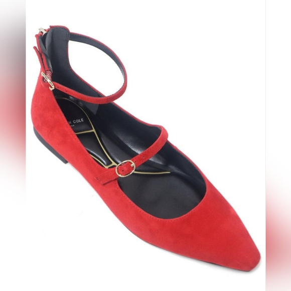 KENNERH COLE NOLITA SNIP TOE BALLET FLAT IN FUEGO SIZE 8 NIB - Picture 6 of 9